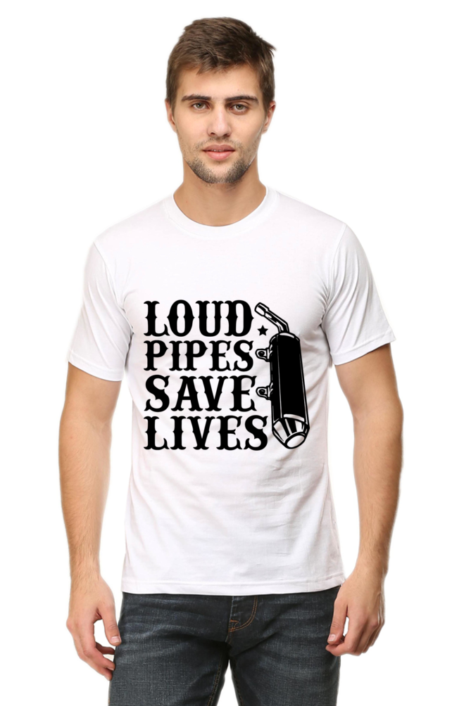 Loud Pipes Save Lives -Motorcycle ,Unisex T-Shirt