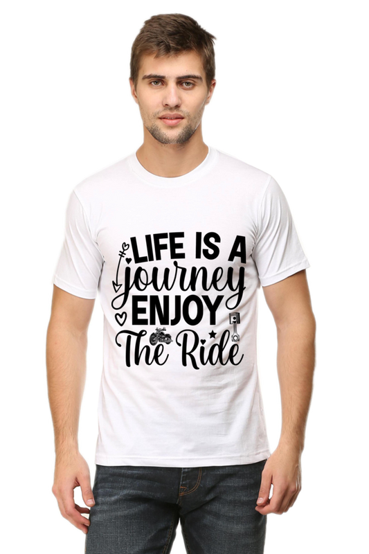 Life Is A Journey Enjoy The Ride -Motorcycle ,Unisex T-Shirt