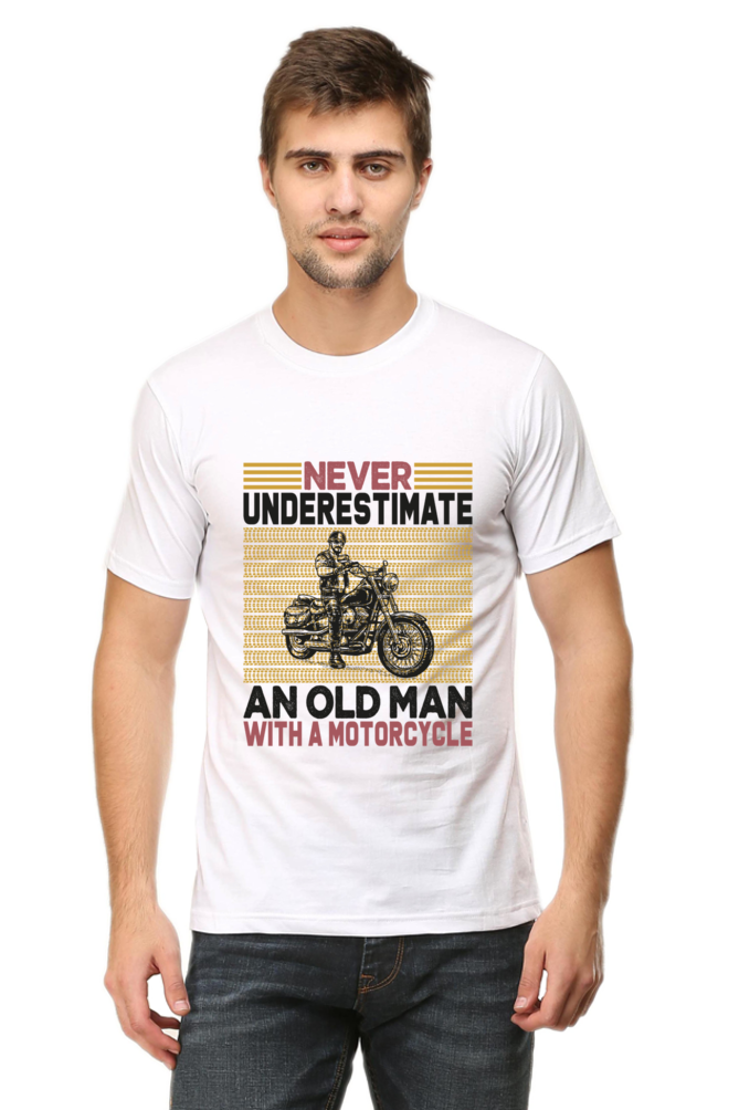 Never Underestimate - Motorcycle ,Unisex T-Shirt