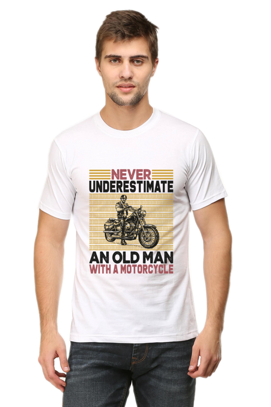 Never Underestimate - Motorcycle ,Unisex T-Shirt