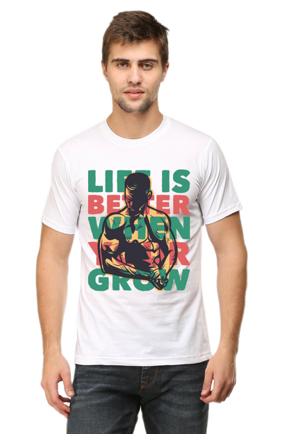 Life Is Better-Gym Unisex T-Shirt