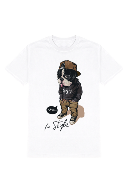 Stay In Style-Dog, Unisex, T-Shirt