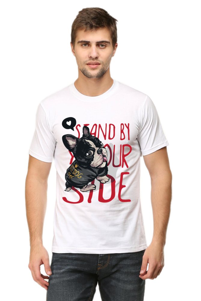 Stand By Your Side-Dog, Unisex, T-Shirt