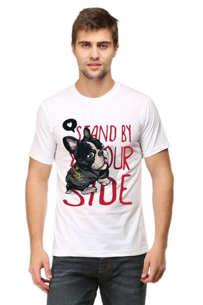 Stand By Your Side-Dog, Unisex, T-Shirt