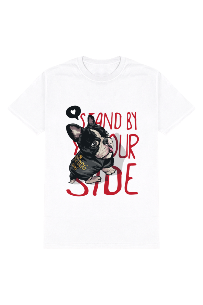 Stand By Your Side-Dog, Unisex, T-Shirt