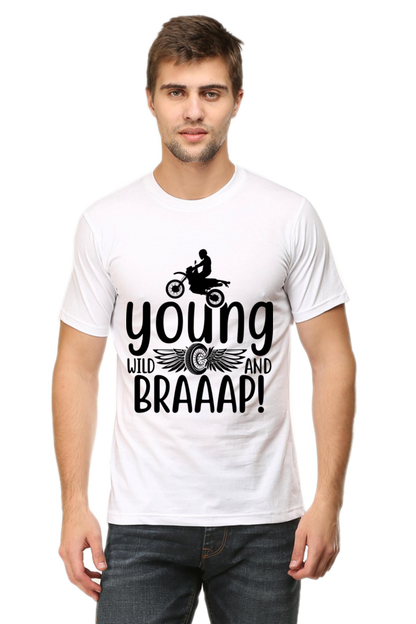 Young Wild And Braaap-Motorcycle ,Unisex T-Shirt