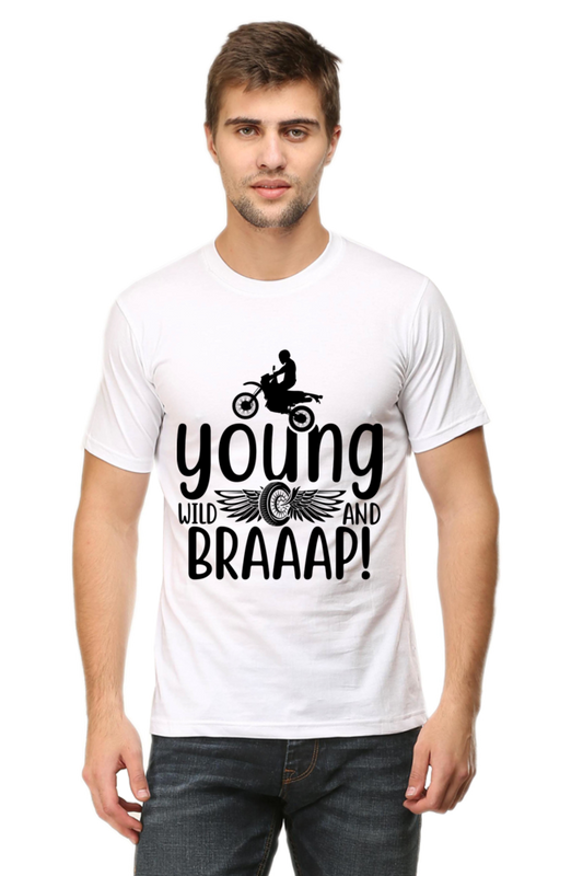 Young Wild And Braaap-Motorcycle ,Unisex T-Shirt