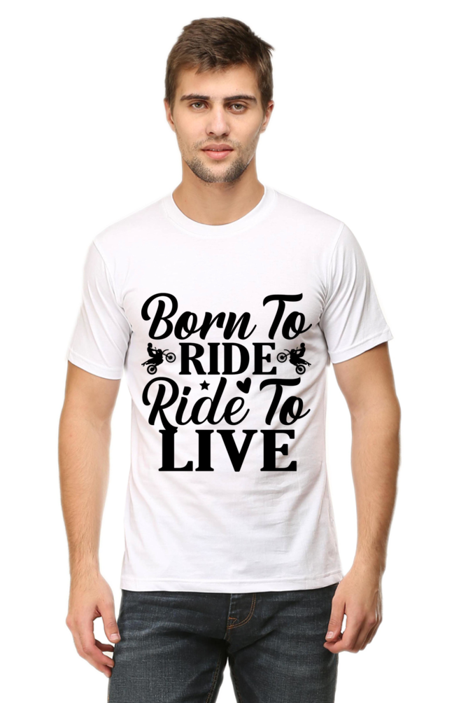 Born To Ride To Live -Motorcycle ,Unisex T-Shirt