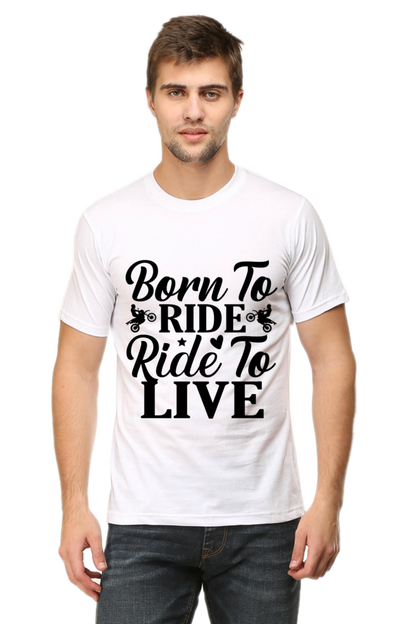 Born To Ride To Live -Motorcycle ,Unisex T-Shirt