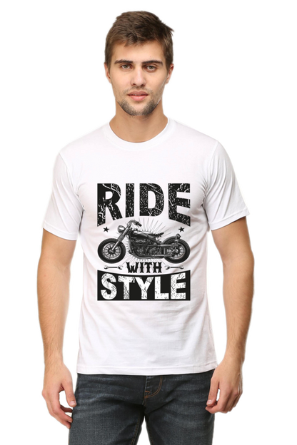 Ride With Style - Motorcycle ,Unisex T-Shirt