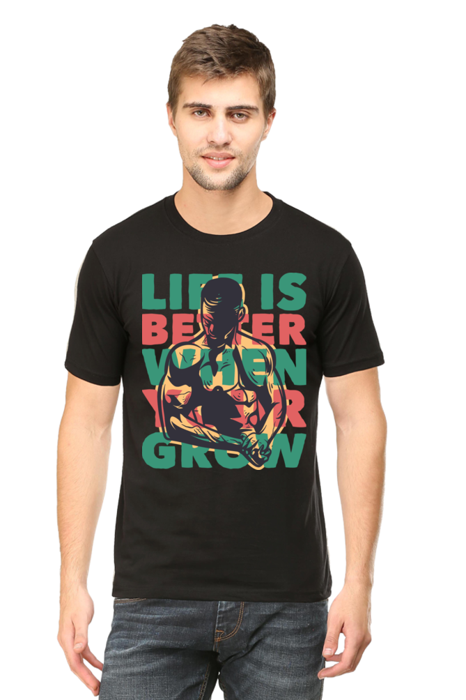 Life Is Better-Gym Unisex T-Shirt