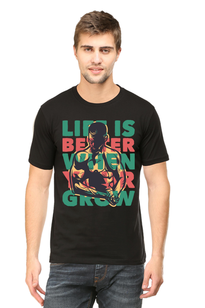 Life Is Better-Gym Unisex T-Shirt