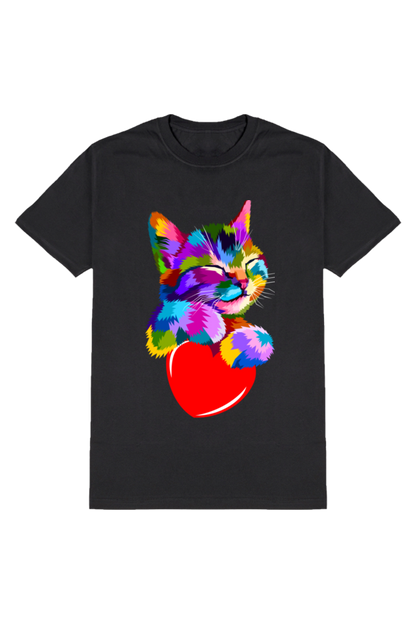 Love-Cat, Unisex, T-Shirt